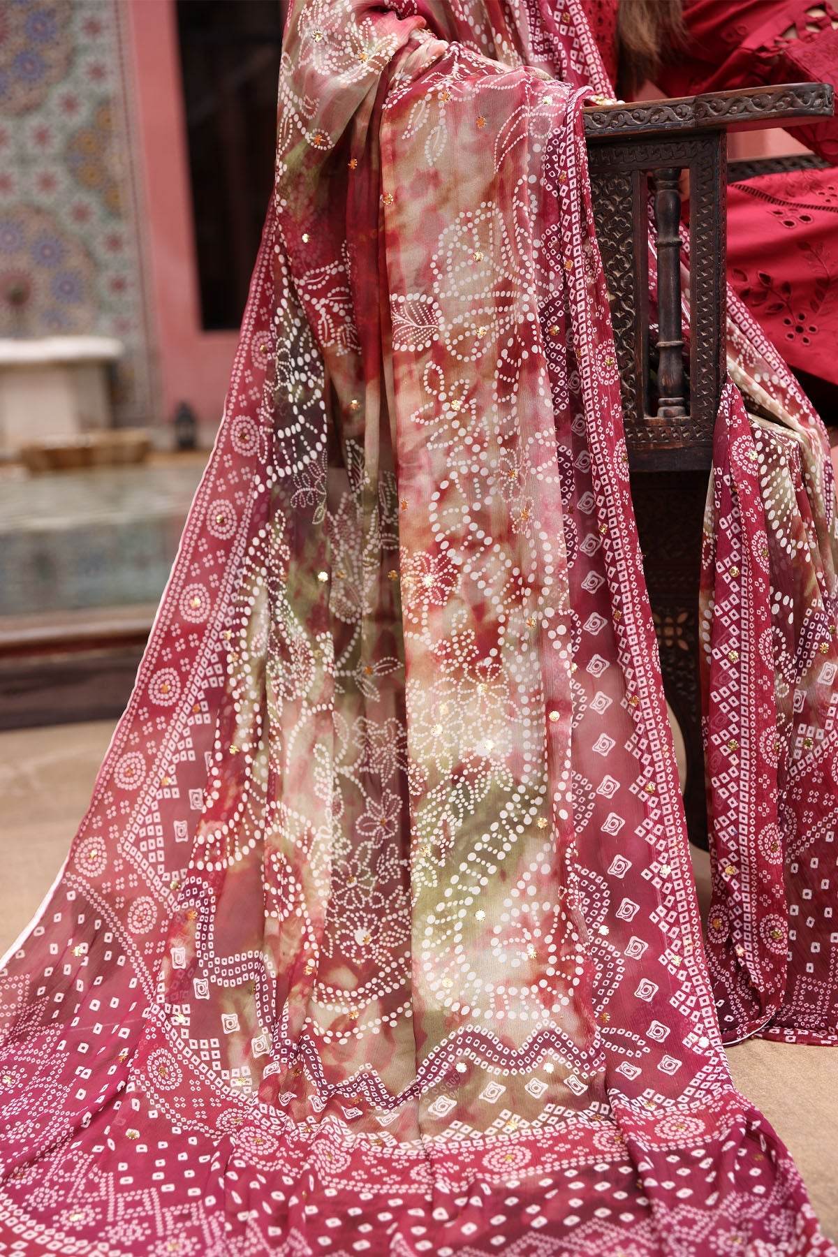 Baazar By Nureh Embroidered Chikankari Lawn Unstitched 3pcs - Jotey