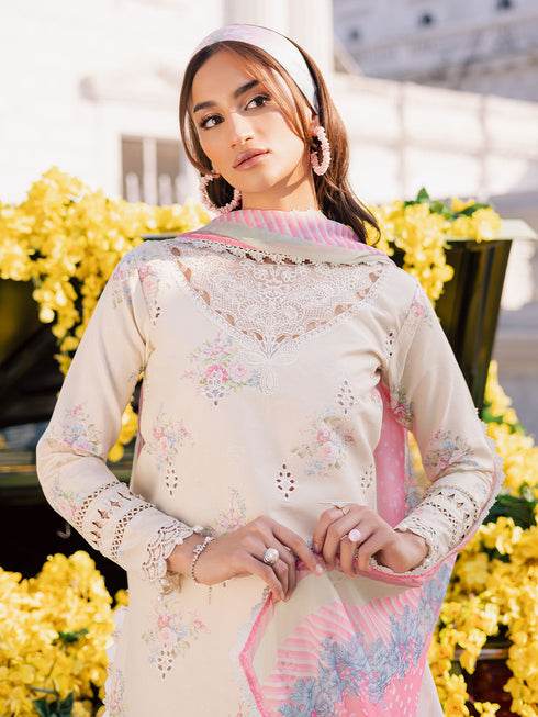 Ivy Bloom Printkari By Parishay Primium Printed Lawn Unstitched 3pcs - Jotey