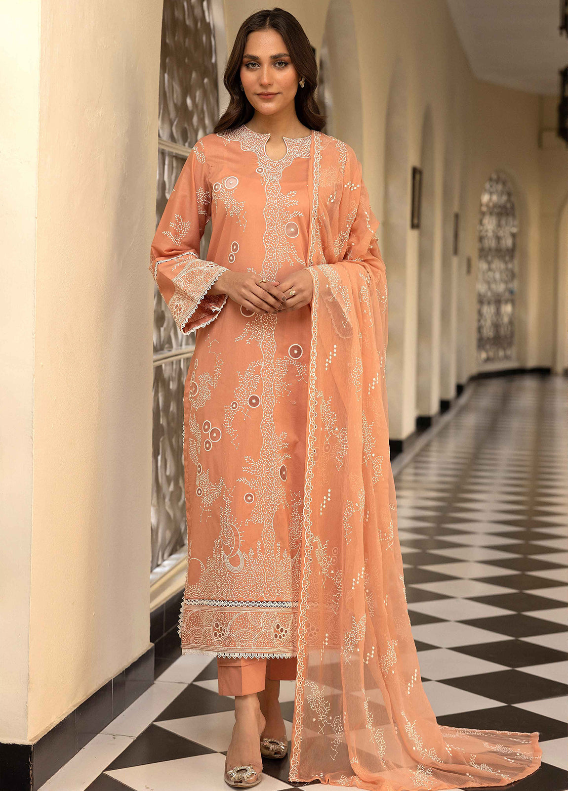 Khoobsurat Lawnkari Embroidered Lawn Unstitched 3pcs