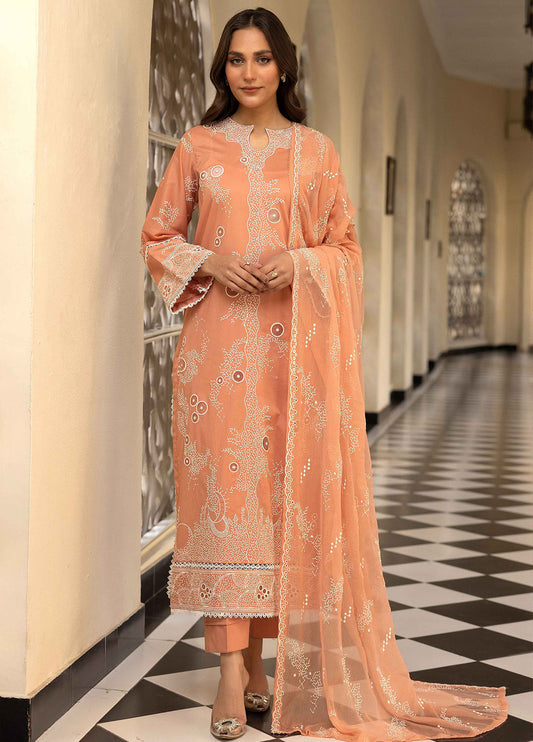 Khoobsurat Lawnkari Embroidered Lawn Unstitched 3pcs