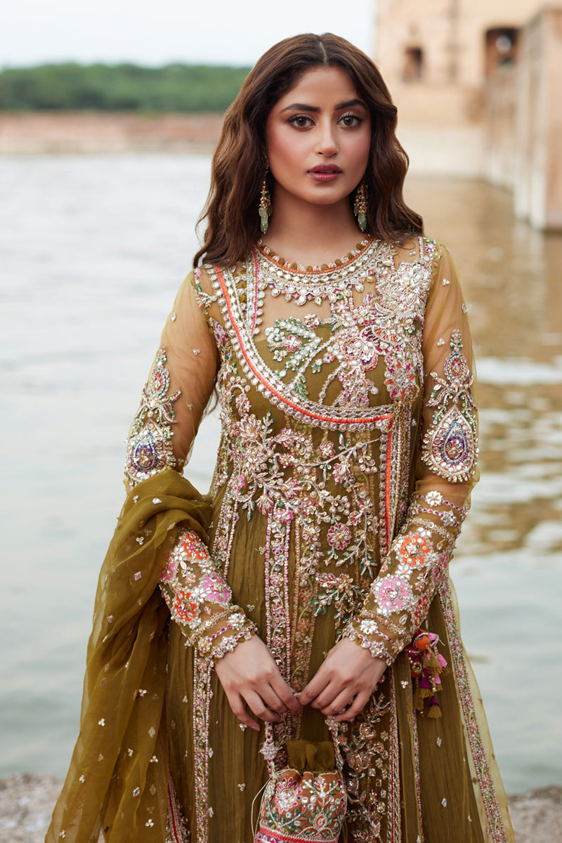 Qalamkar Sadmani Luxury Formals Unstitched 3pcs