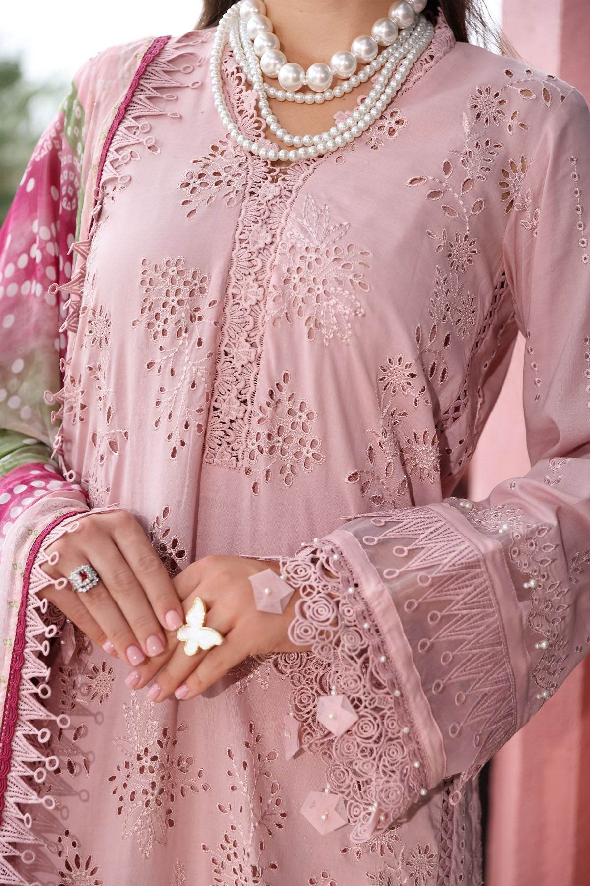 Baazar By Nureh Embroidered Chikankari Lawn Unstitched 3pcs - Jotey