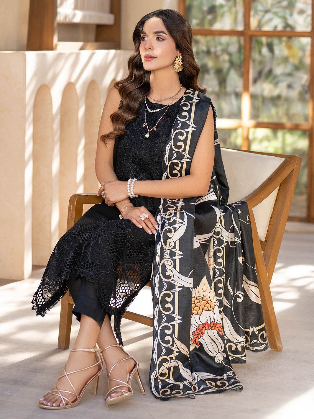 Stella By Mahnur Embroidered Lawn Unstitched 3pcs - Jotey