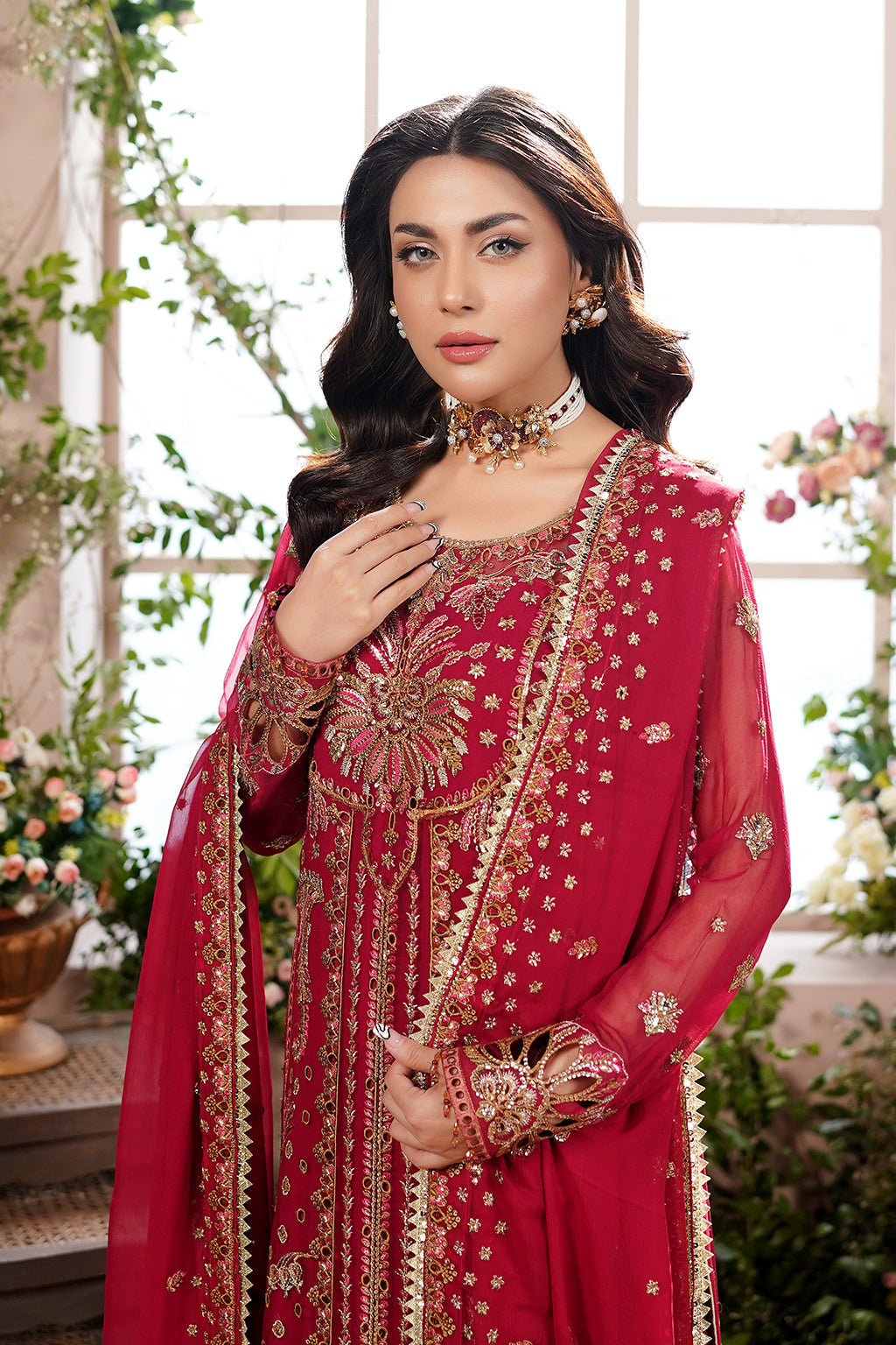 Aarzu Luxury Embroidered Vol-03 Unstitched 3Pcs