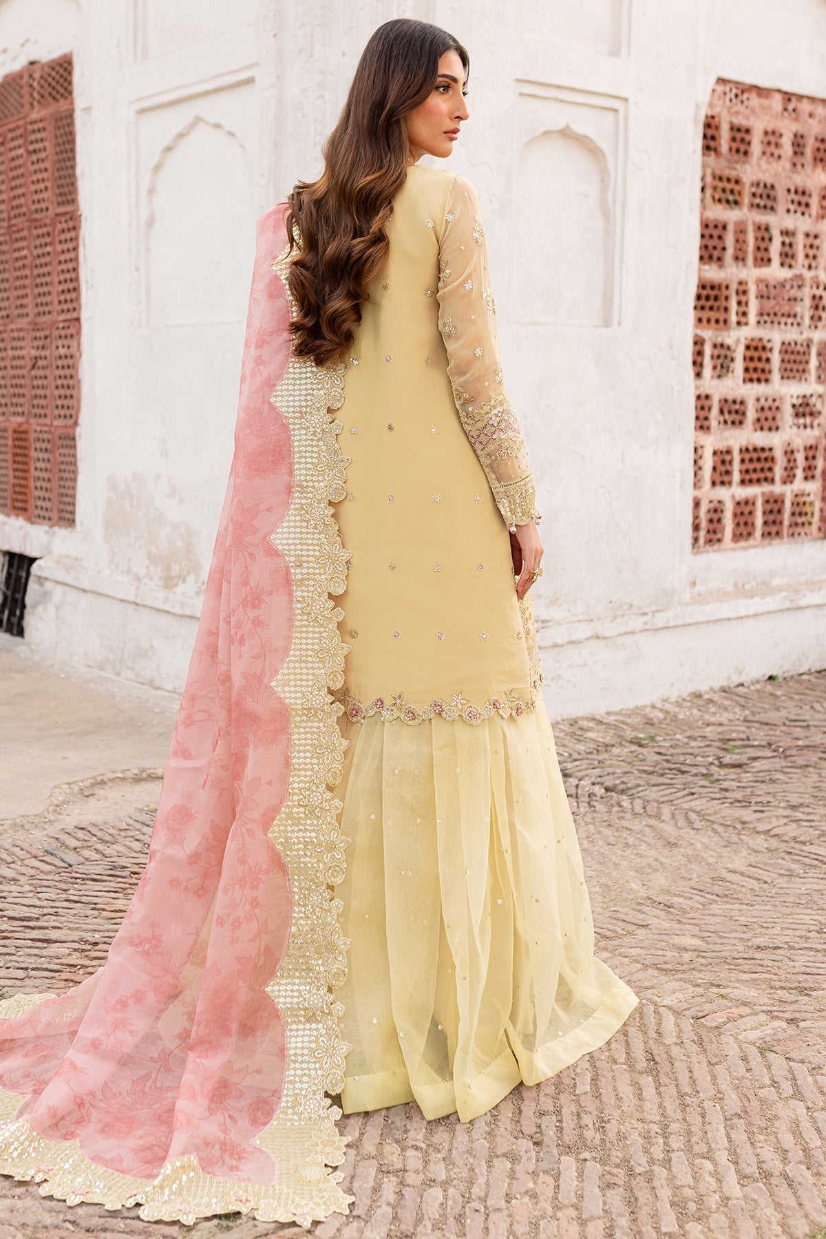 Ritzier By Farasha Embroidered Luxury Chiffon Unstitched 3pcs