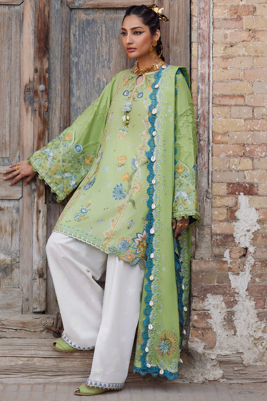 Elan Embroidered Lawn Unstitched 3pcs