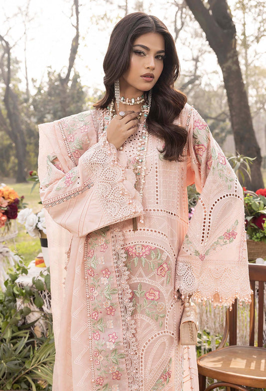 Adans Libas Bazm-E-Bahar Embroidered Lawn Unstitched 3 Piece