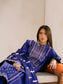 Bin Ilyas Summer Edit'25 Embroidered Lawn Unstitched 3pcs - Jotey