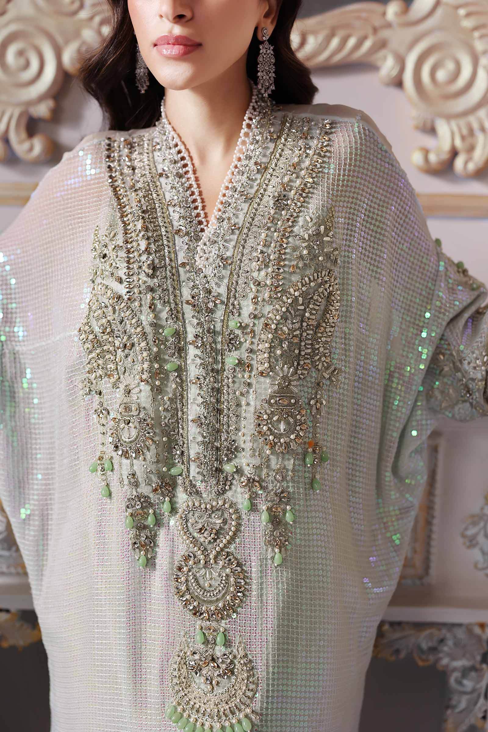 MARIA B. Embroidered Vol-30 Luxury Unstitched 3pcs - Jotey