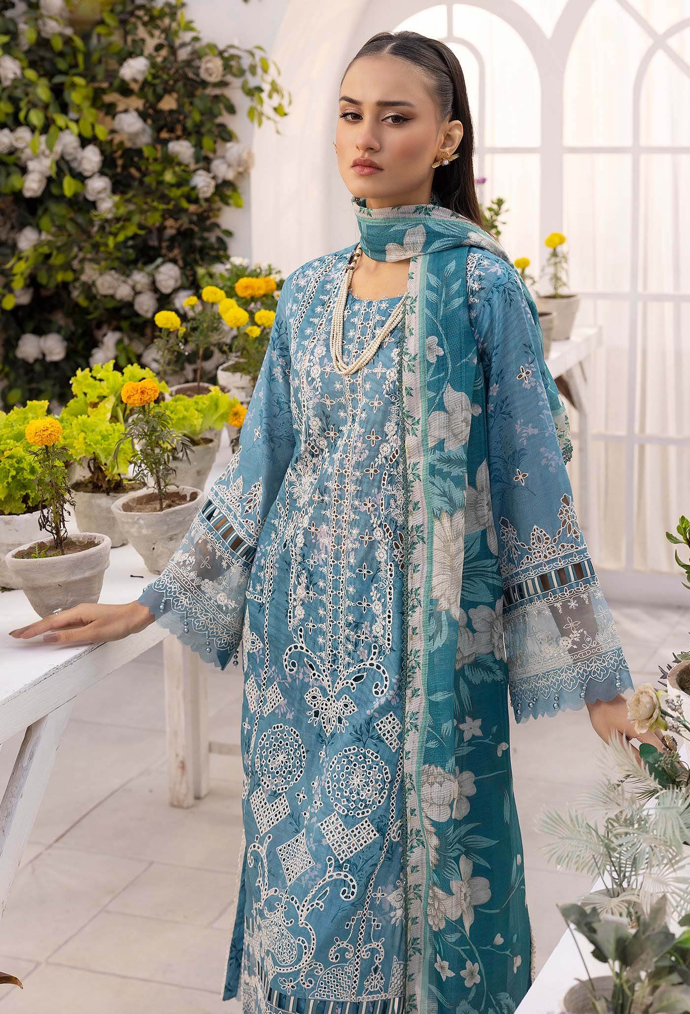 Solana By Adans Libas Printed Lawn Unstitched 3 Piece - Jotey