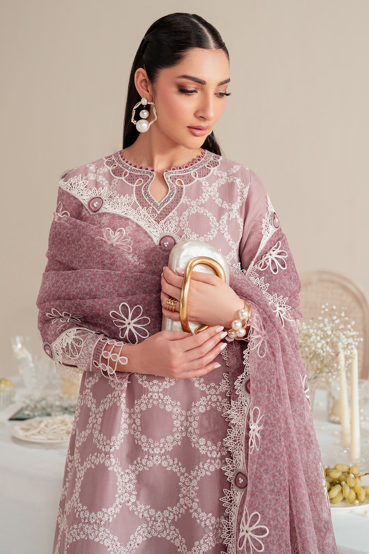 Iris By Jazmin Embroidered Luxury Lawn Unstitched 3pcs
