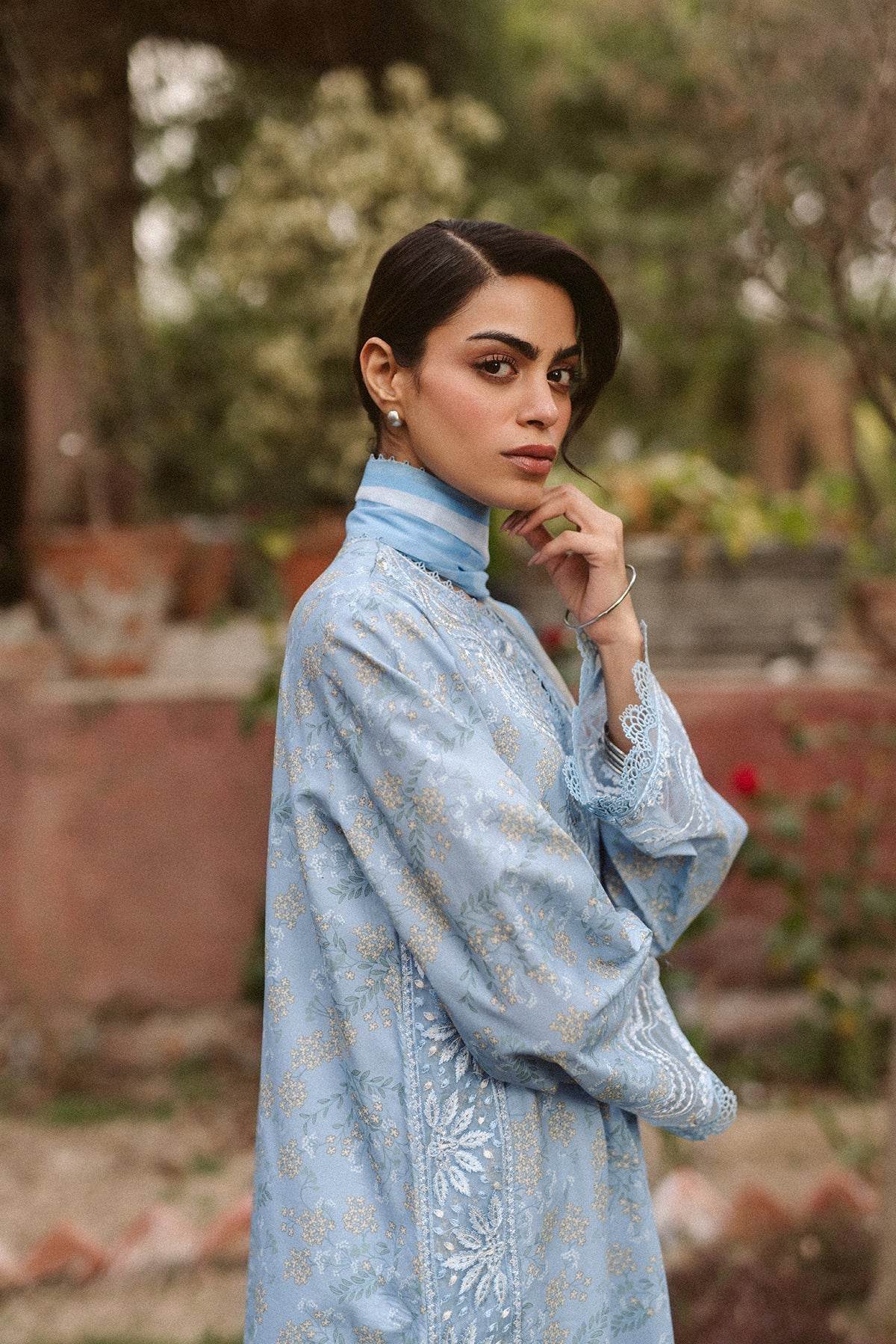 AYZEL Core Collection Embroidered Unstitched Lawn 3pcs - Jotey