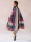 Bin Ilyas Summer Edit'25 Embroidered Lawn Unstitched 3pcs - Jotey