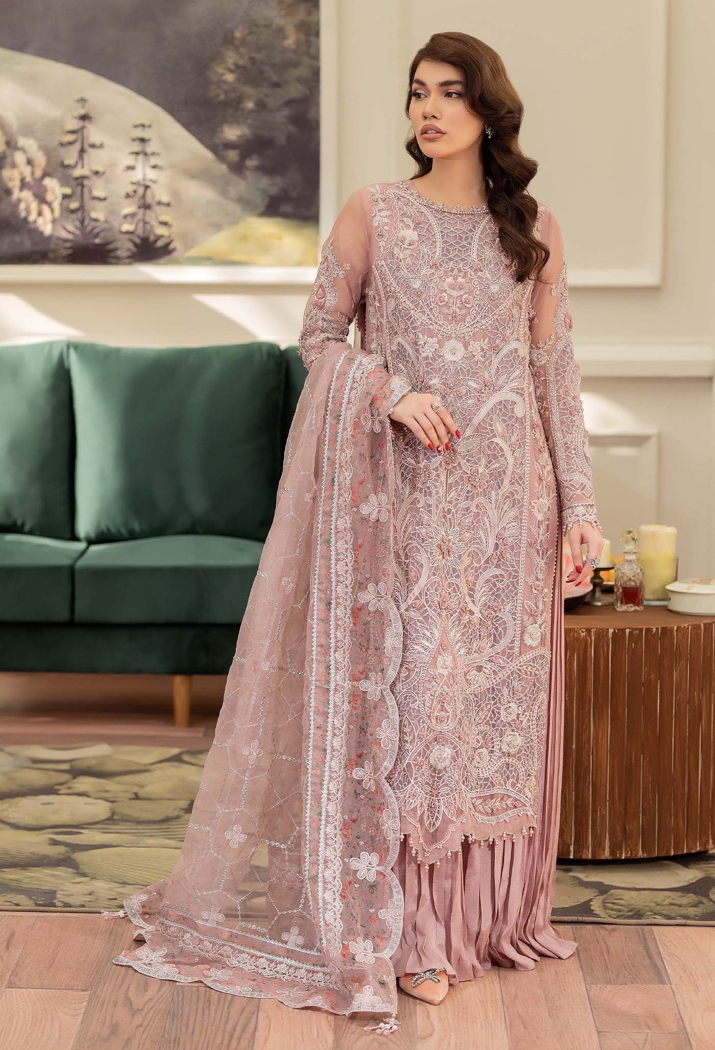 Adan's Libas Traditional Essence Unstitched Semi Formals 3pcs