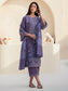 Bin Ilyas Summer Edit'25 Embroidered Lawn Unstitched 3pcs - Jotey