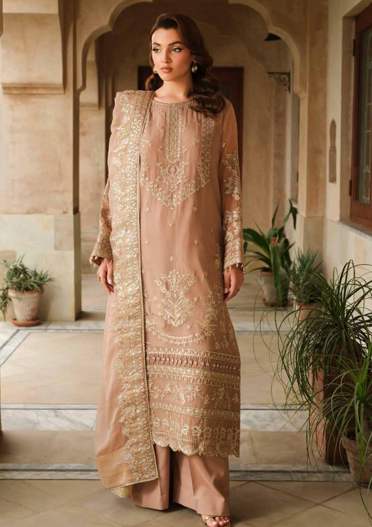 Emira By Freesia Luxury Embroidered Unstitched 3pcs