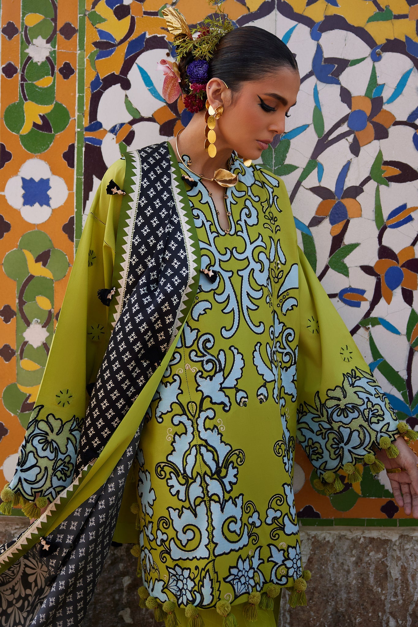 Elan Embroidered Lawn Unstitched 3pcs