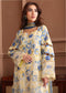 Keyaan By Johra Embroidered Chikankari Printed Bana Dora Lawn Unstitched 3Pcs