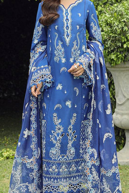 Qalamkar Festive Lawn Unstitched 3pcs - Jotey
