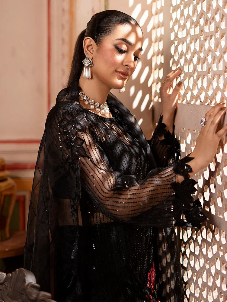 Rangreza by Zebtan Embroidered Organza Luxury Unstitched 3 Piece