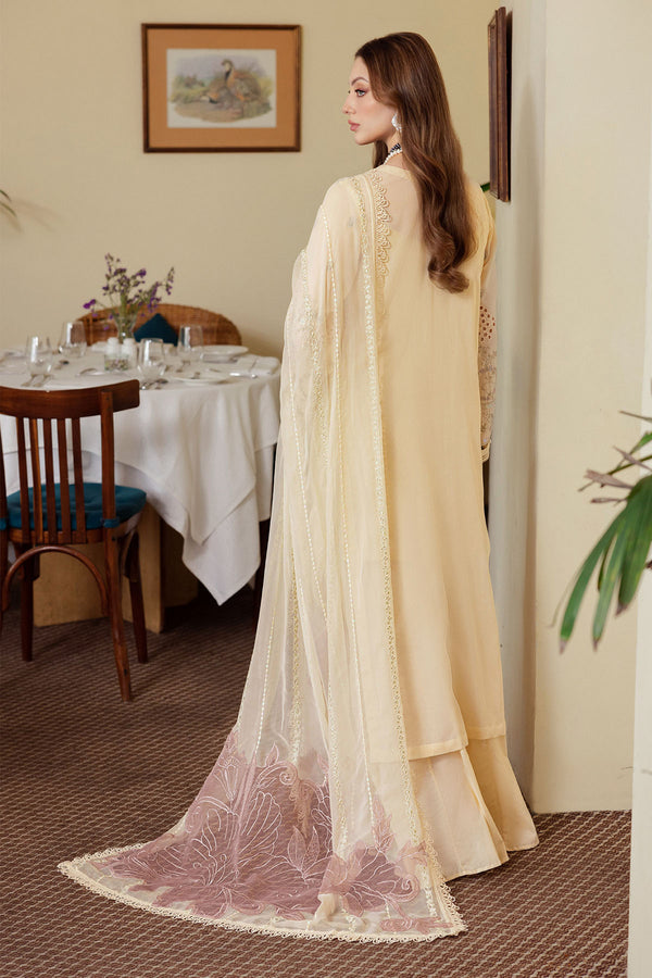 Nureh Mademoiselle Embroidered Swiss Voil 3pcs - Jotey