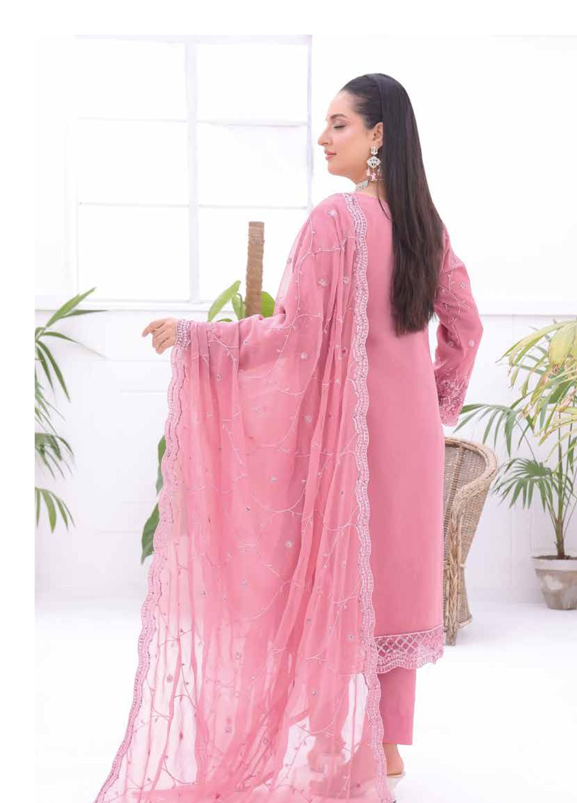 Breeze By Bin Hameed Luxury Embroidered Chiffon Unstitched 3Pcs