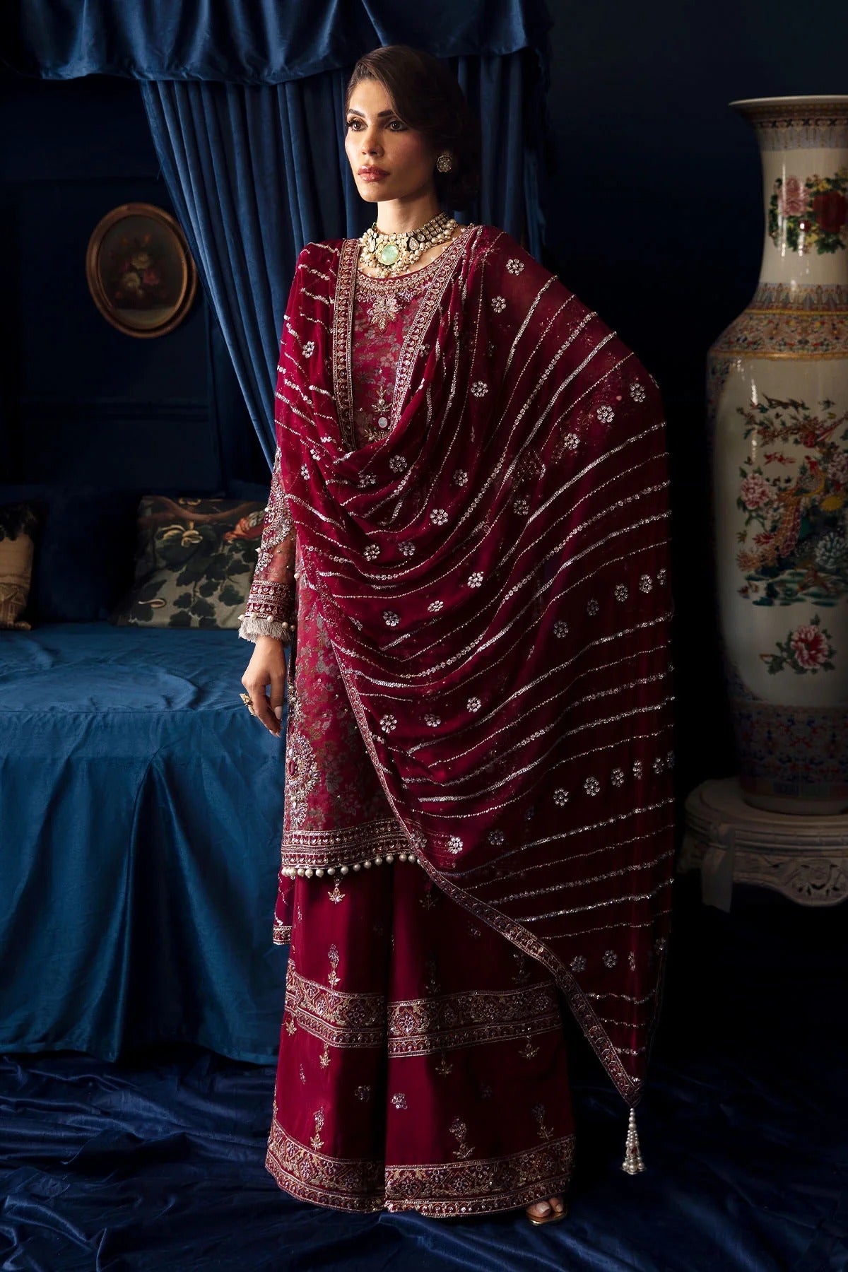 Nureh Elanora Embroidered Luxury 3pcs