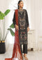Darshan By Bin Hameed Luxury Embroidered Chiffon Semi-Stitched 3 Piece