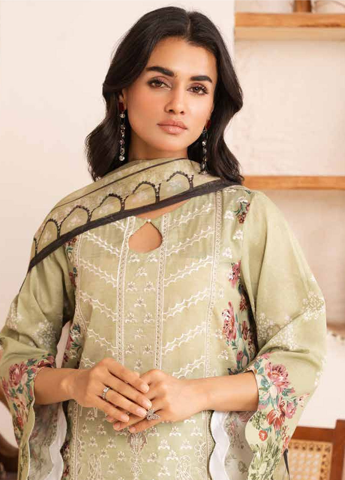 Nehal By Johra Embroidered Printed Lawn Unstitched 3Pcs