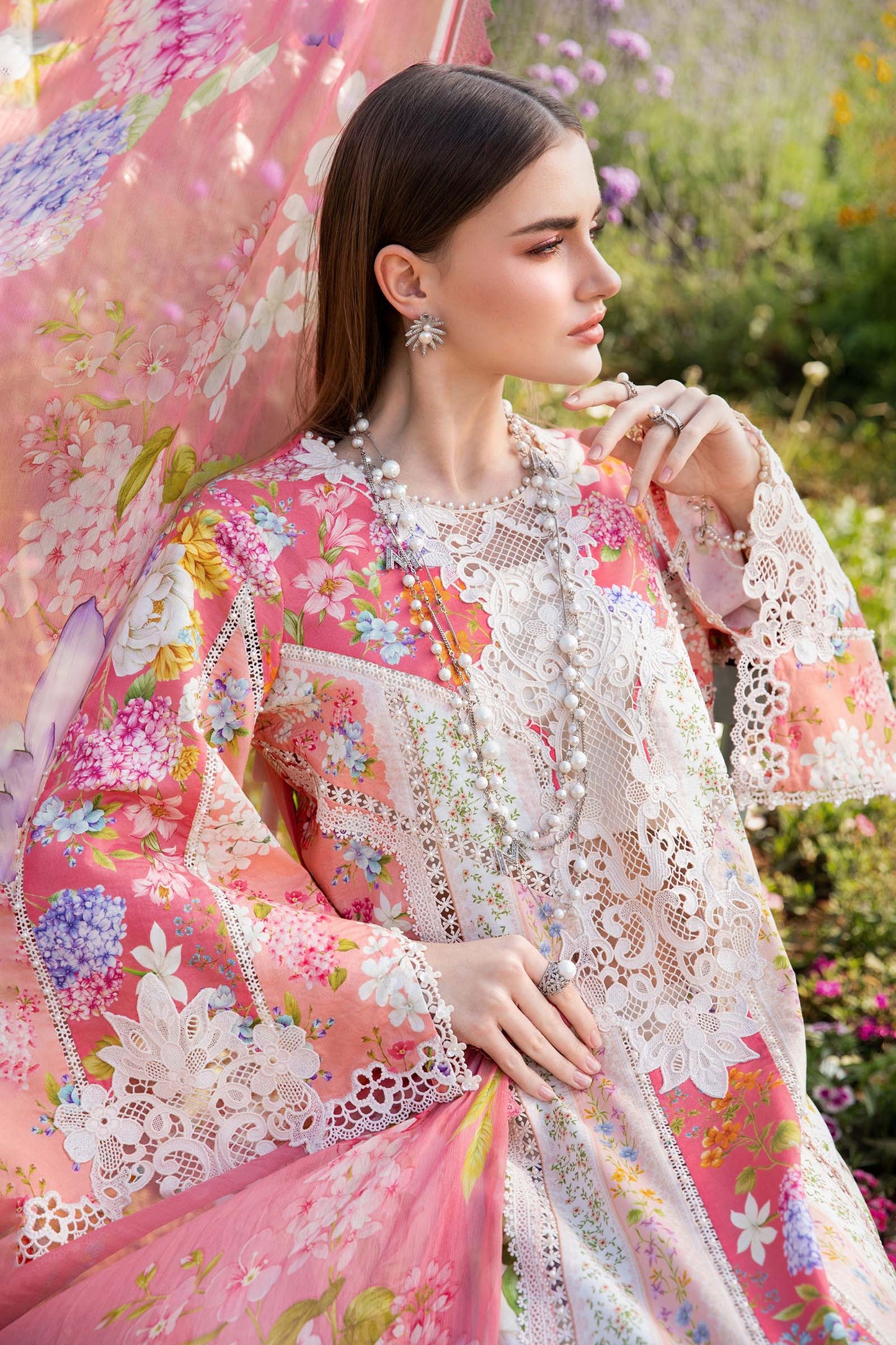 M. Prints By Maria B. Lawn Vol-25 Printed Unstitched 3pcs