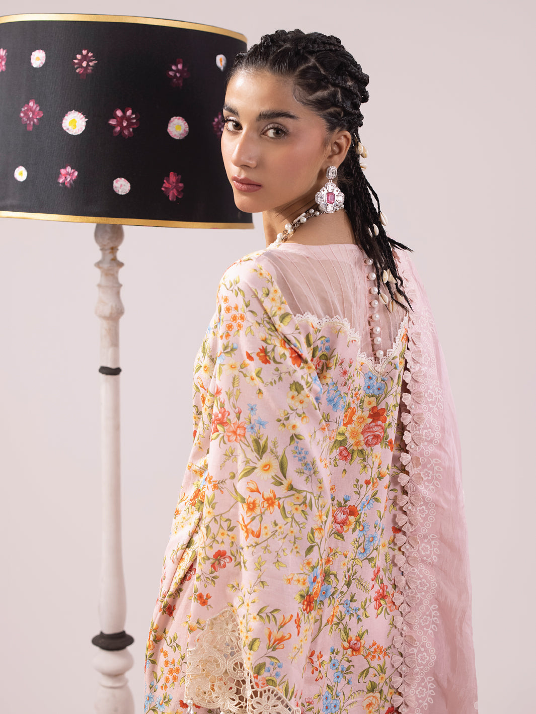 RANGEELI Digital Printed Embroidered Unstitched Lawn 3pcs