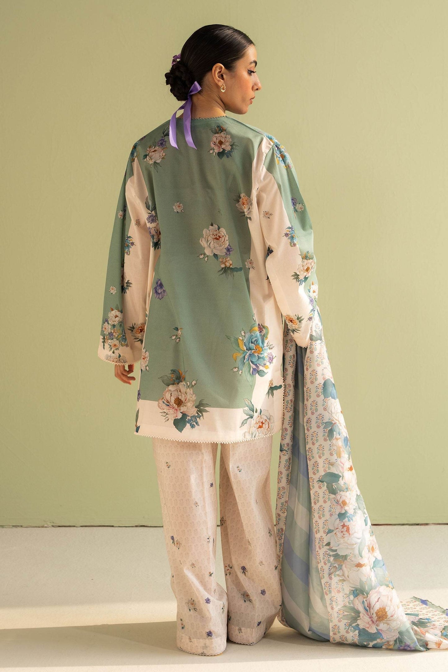 Coco By Zara Shahjahan Digital Printed Lawn Unstitched 3pcs - Jotey