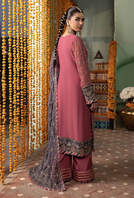 Rang-E-Mehfil Festive Unstitched Chiffon 3pcs - Jotey