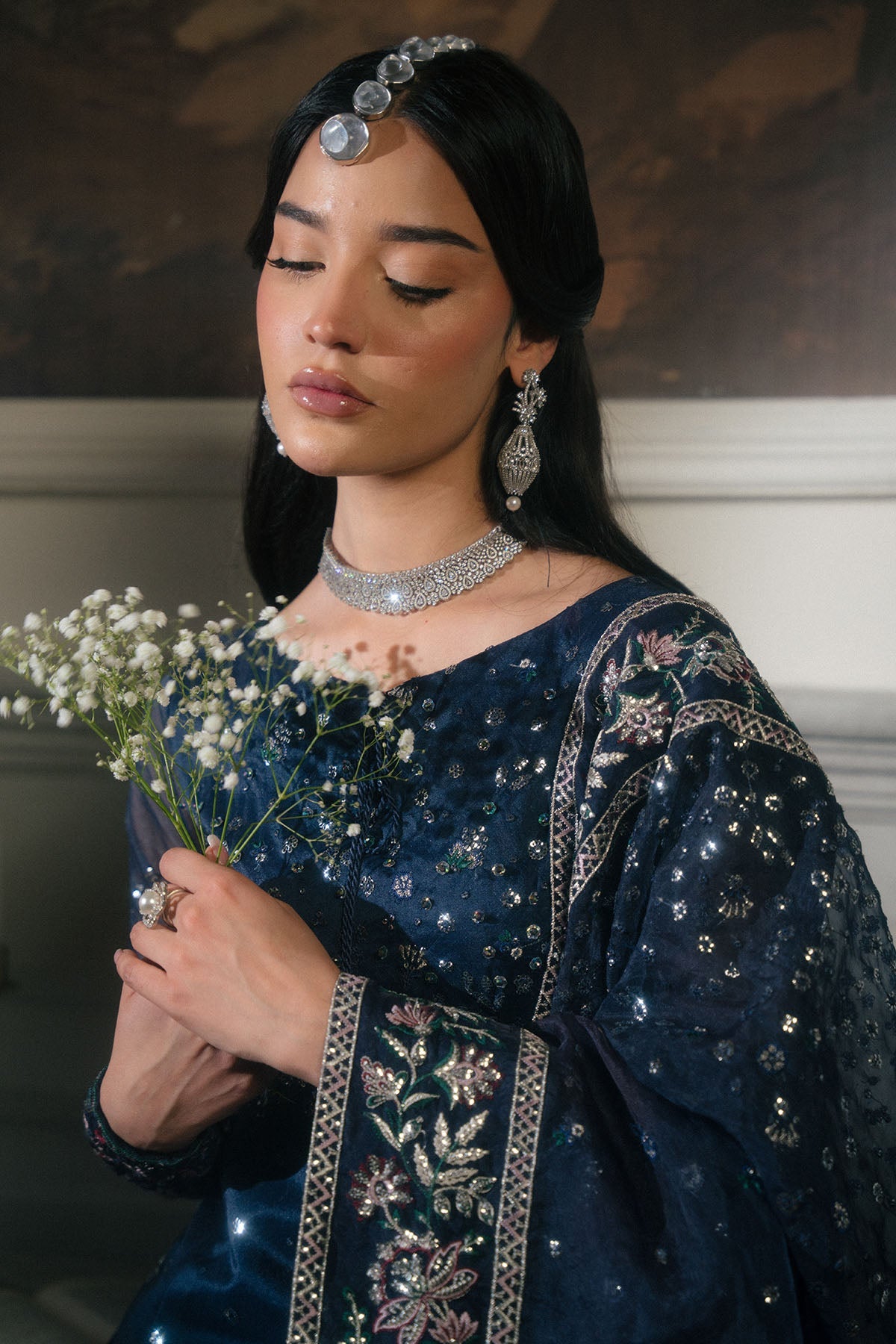 Elanora By Nureh Embroidered Luxury Chiffon Unstitched 3pcs