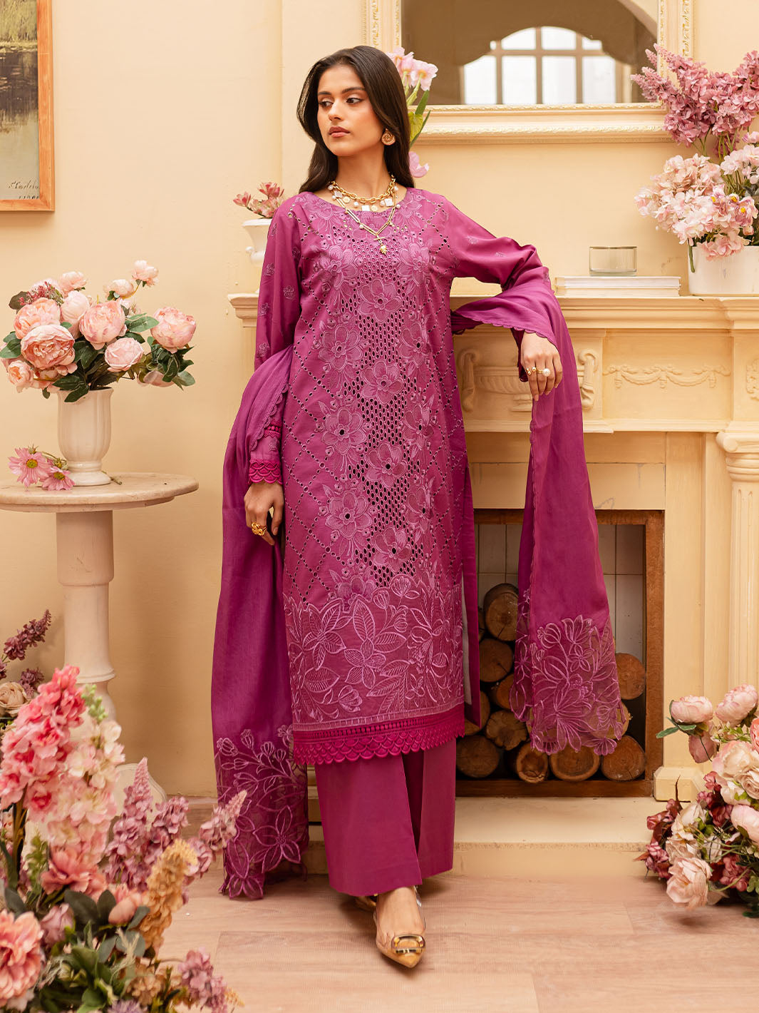 Twilight By Mahnur Embroidered Lawn Unstitched 3pcs