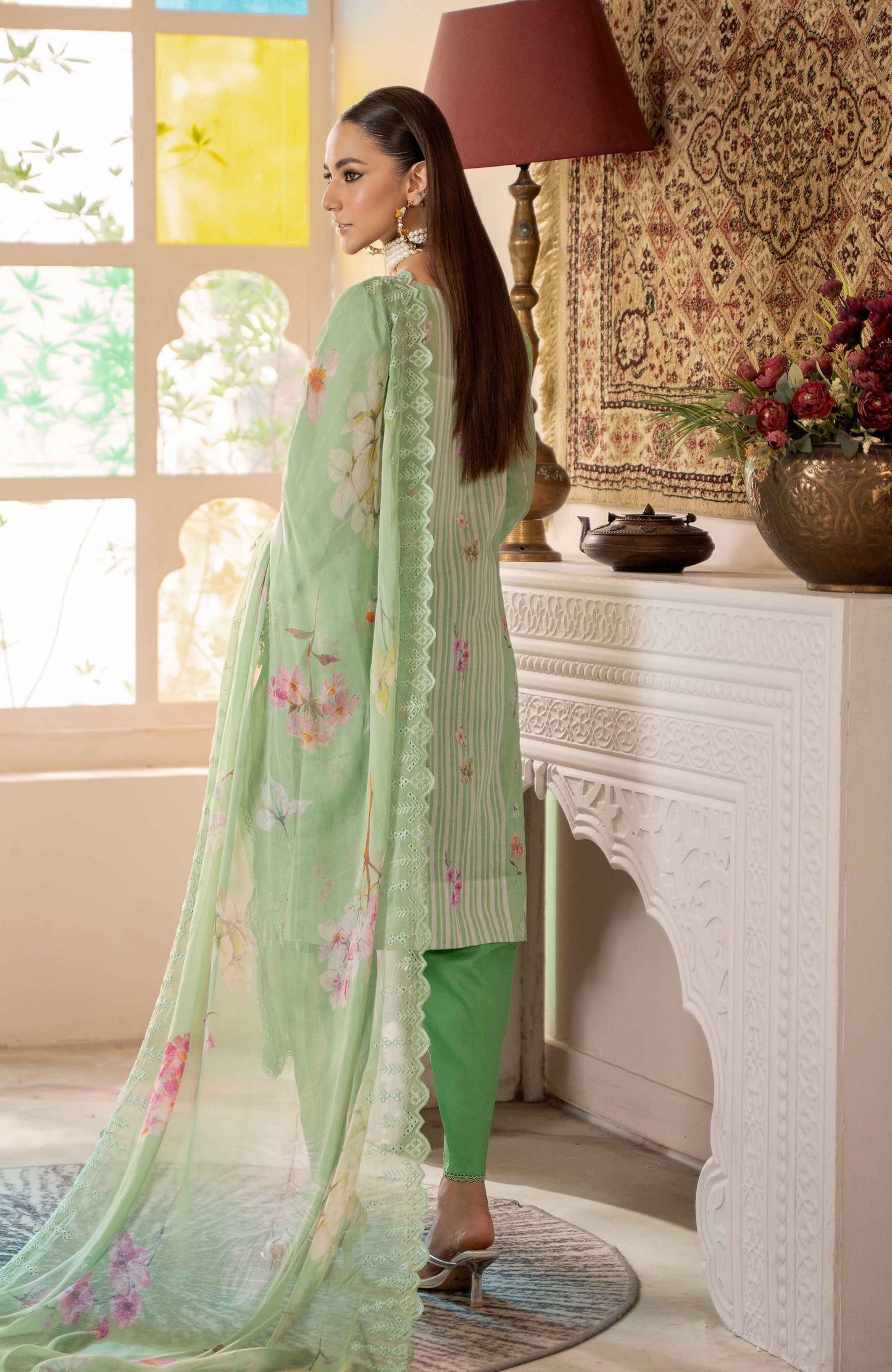 Sunshine Bloom By Alzohaib Premium Printed Embroidered Unstitched 3pcs