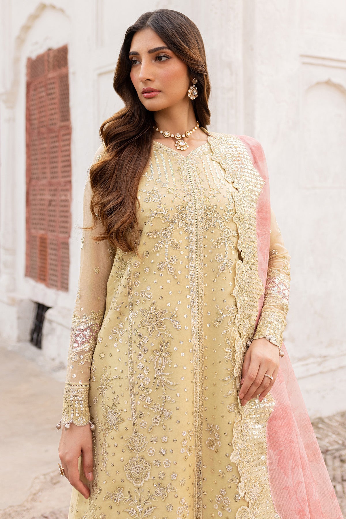 Ritzier By Farasha Embroidered Luxury Chiffon Unstitched 3pcs