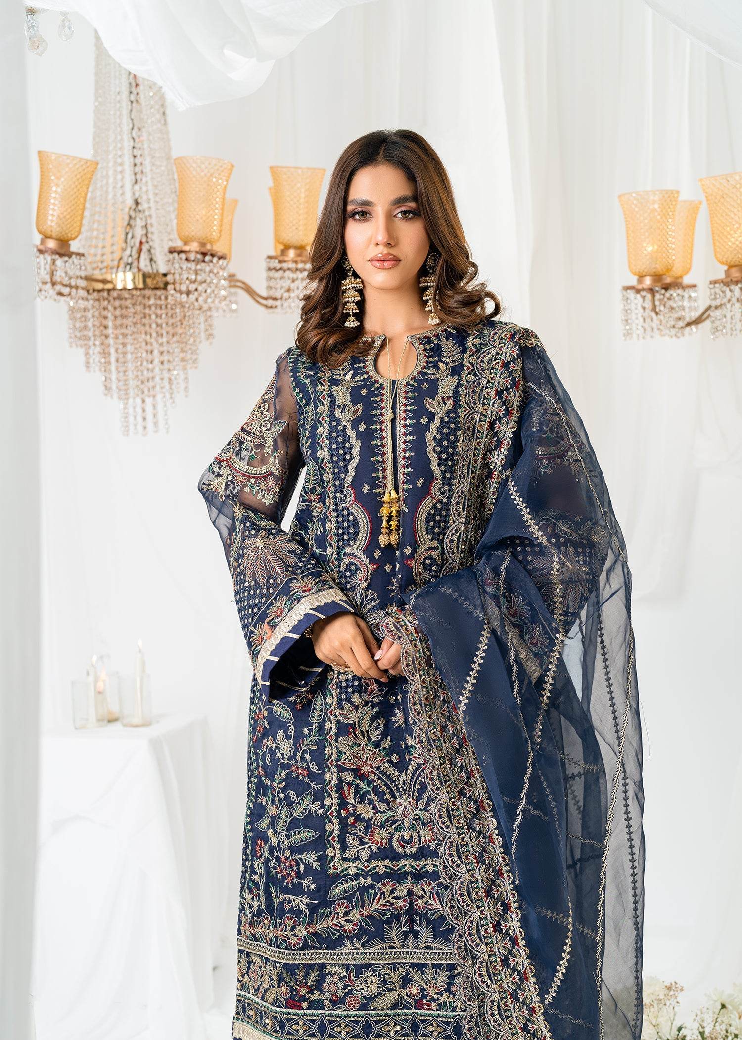 Mahrani By Noorma Kaamal Signature Luxury Pret Stitched 3pcs - Jotey