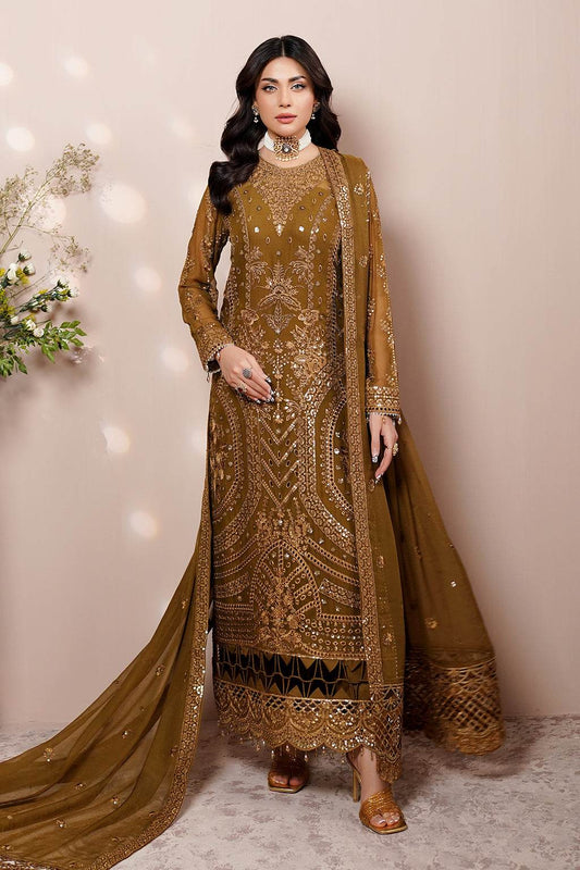 Aarzu Luxury Embroidered Vol-03 Unstitched 3Pcs - Jotey