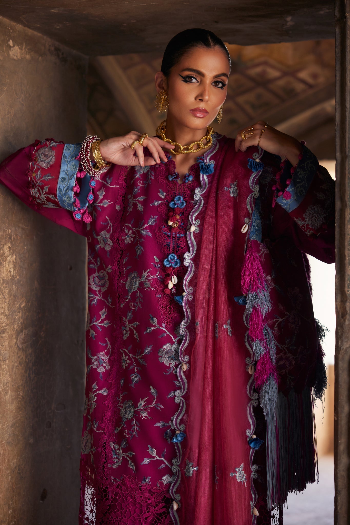 Elan Embroidered Lawn Unstitched 3pcs
