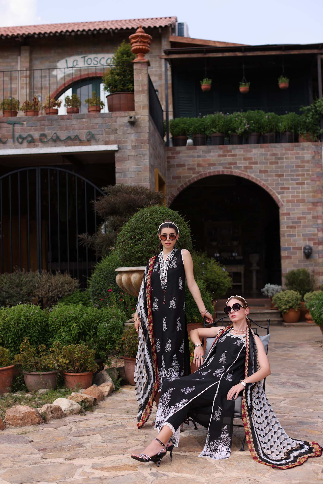 Noor By Saadia Asad Eid Luxe Printkari Embroidered Lawn Unstitched 3pcs