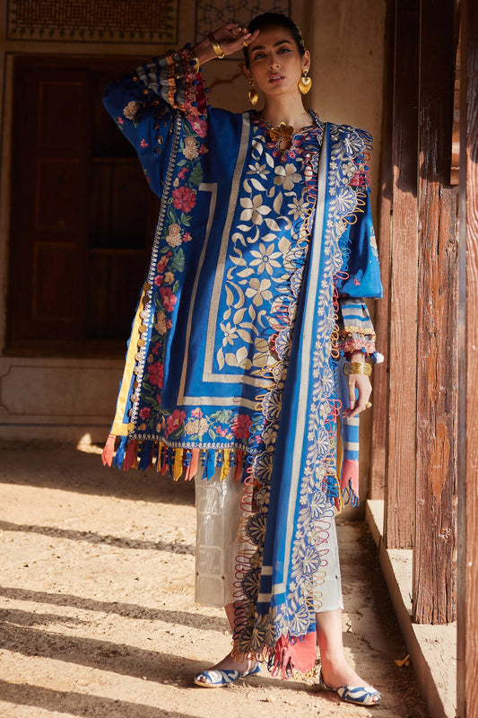 Elan Embroidered Lawn Unstitched 3pcs