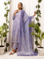 Printkari By Nur Embroidered Printed Lawn Unstitched 3pcs