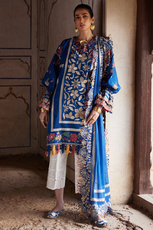 Elan Embroidered Lawn Unstitched 3pcs