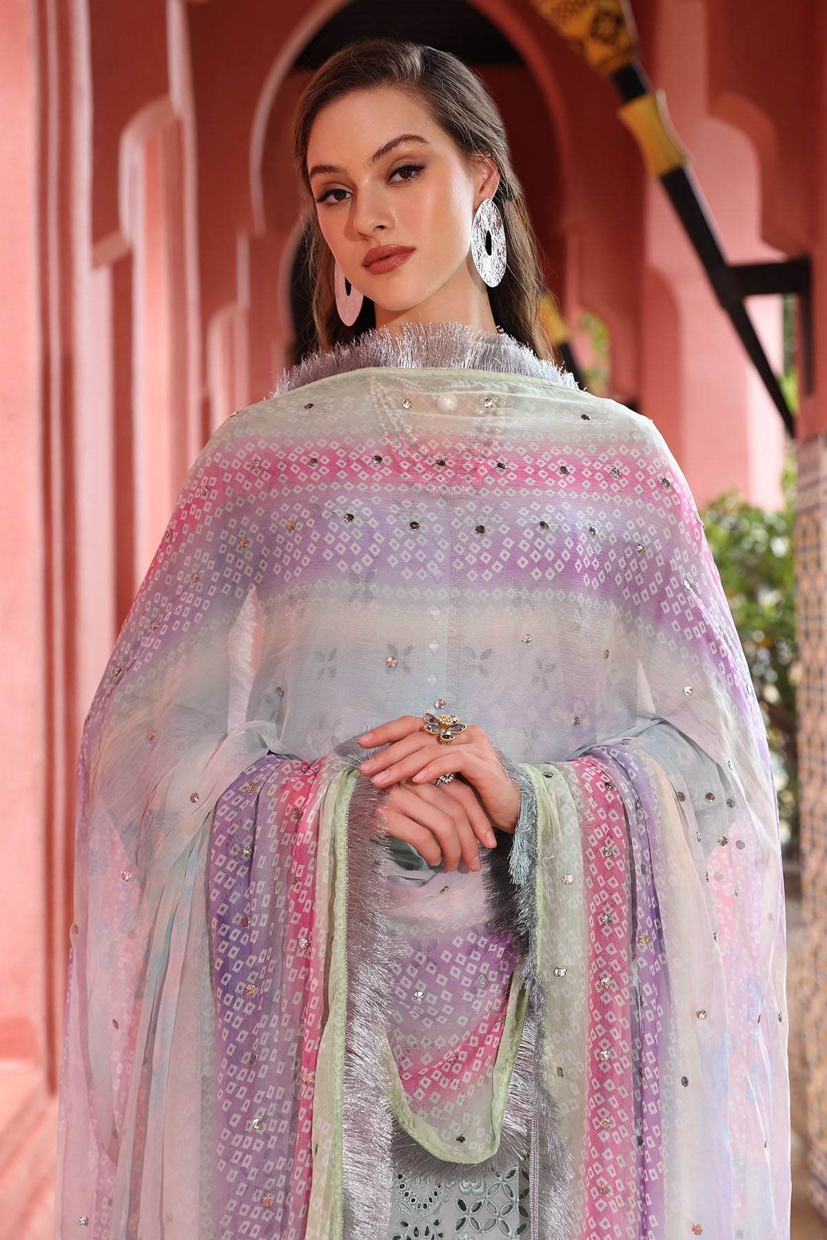 Baazar By Nureh Embroidered Chikankari Lawn Unstitched 3pcs - Jotey