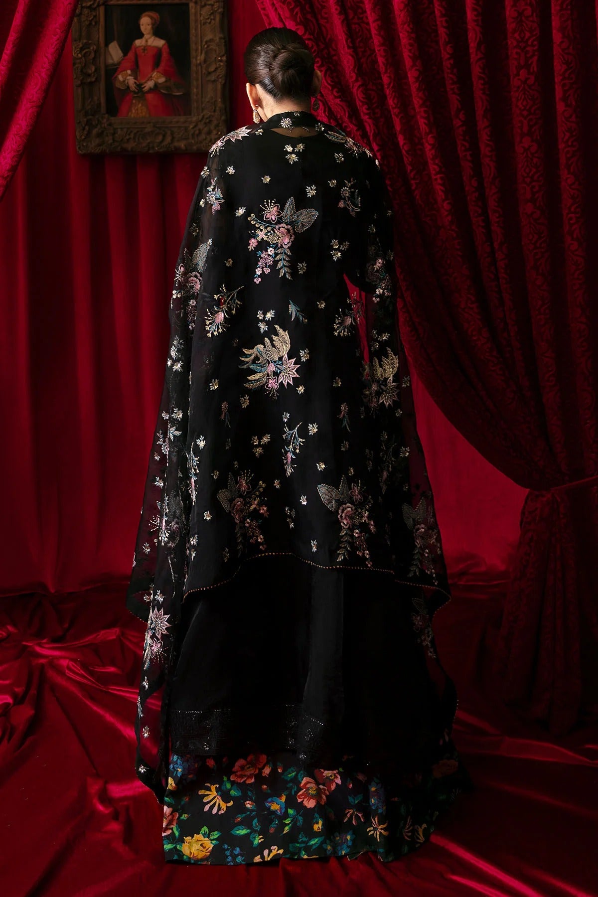 Nureh Elanora Embroidered Luxury  3pcs