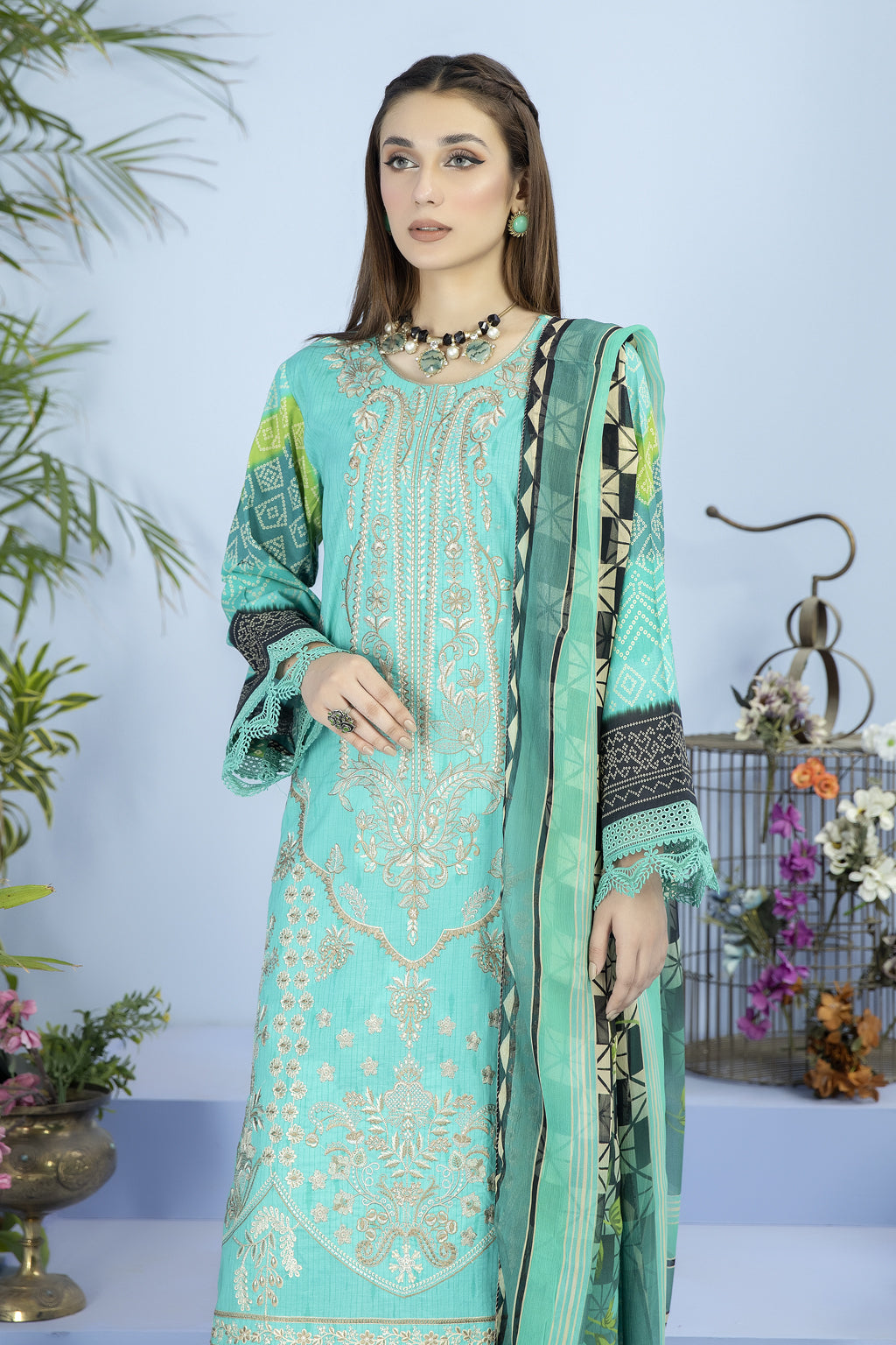 Johra Allure Embroidered Lawn Unstitched 3Pcs