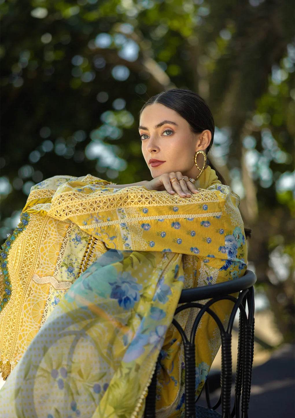 Elaf Premium Signature Embroidered Lawn Unstitched 3pcs - Jotey