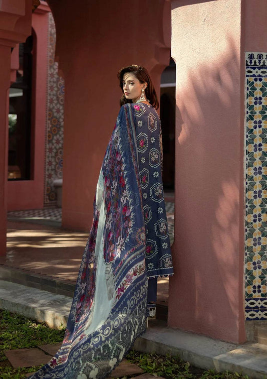 Elaf Premium Signature Embroidered Lawn Unstitched 3pcs - Jotey