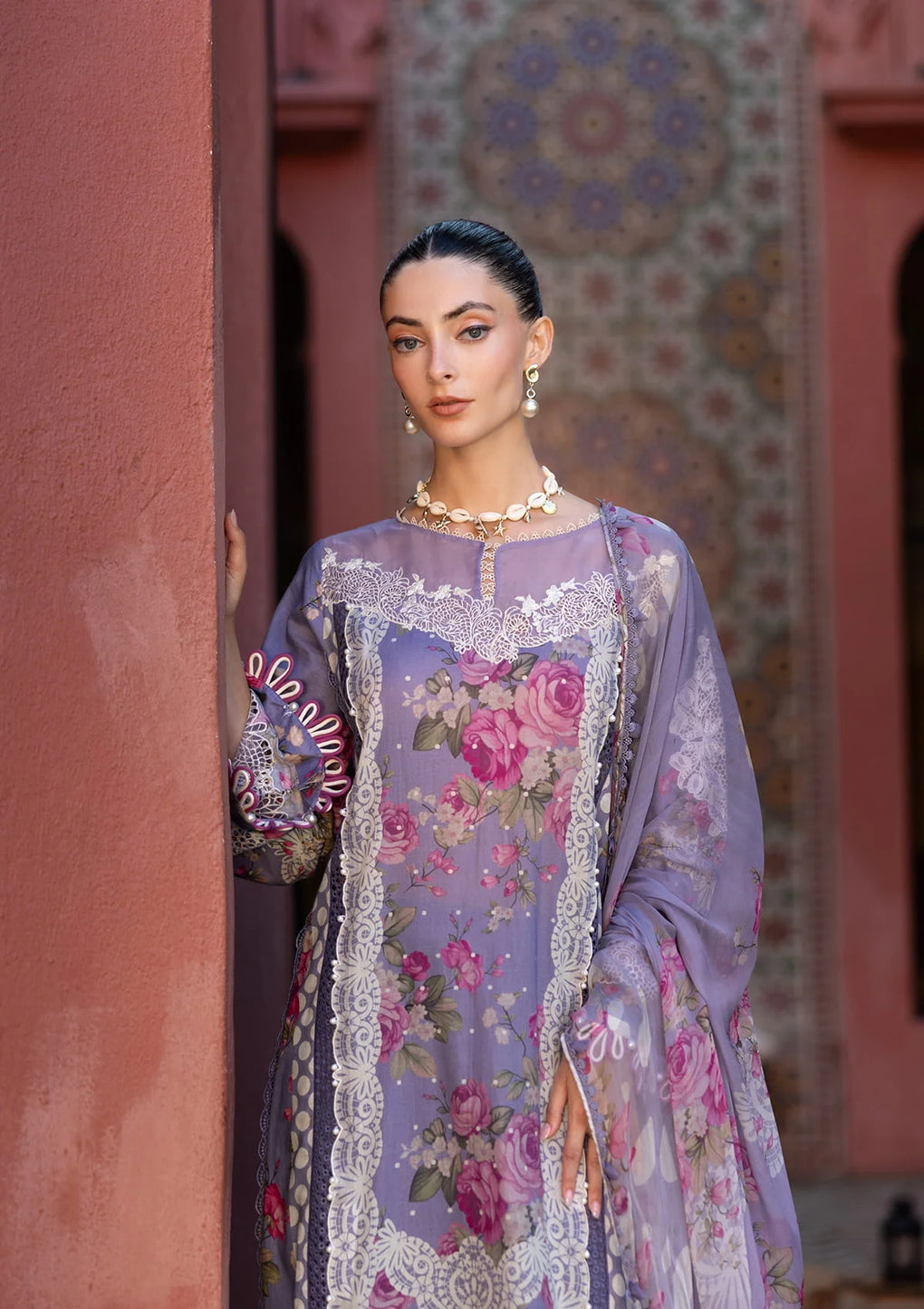 Elaf Premium Signature Embroidered Lawn Unstitched 3pcs